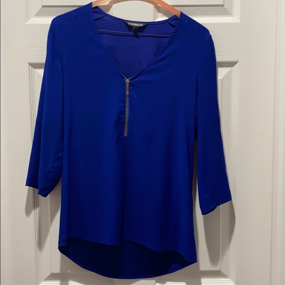 Royal Blue Express Dressy Top